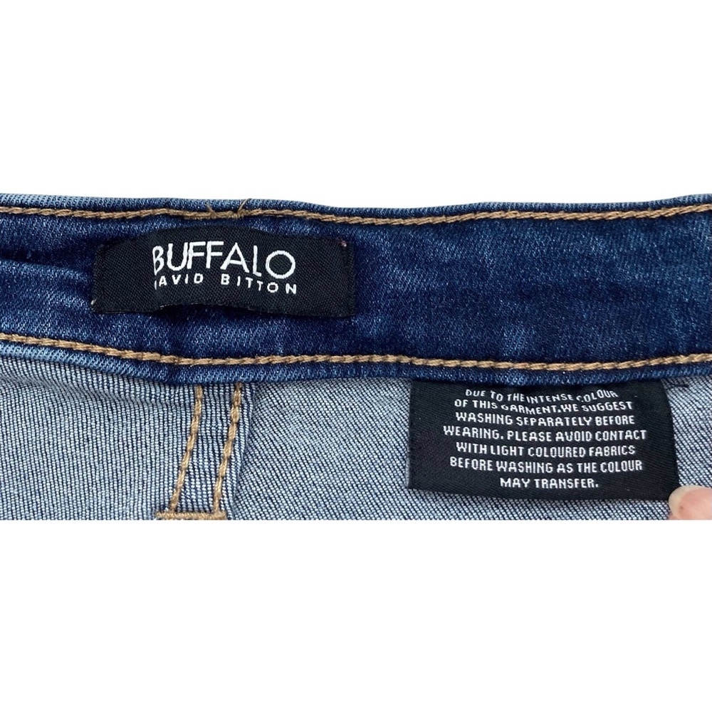 LAST CHANCE. BUFFALO David Bitton RIP & REPAIR SKINNY Size 12 Distressed - Picture 7 of 9